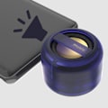 Miniatyrbild 5 av 5: Bluetooth-högtalare Mini bärbar högtalare, 2W mikrofonhögtalare linjeingångshögtalare, 250Mah kapacitet typ-C plug-in litet ljud för smartphone