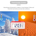 Miniatyrbild 4 av 5: Multifunktionell elektronisk digital snooze väckarklocka Mini LED bakgrundsbelysning Digital elektronisk barnklocka med kalender temperatur Smart digital bordsal