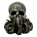 Miniatyrbillede 4 af 4: Cthulhu kranie blæksprutte statue skrivebords dekorationer