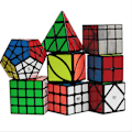 Miniatyrbillede 1 af 3: Speed Cube Sæt, Magic Cube Bundle 2x2 3x3 4x4 Pyramide - Legetøj Puslespil Cube Til Børn Og Voksne Sæt Af 8