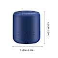 Pikkukuva 3 / 5: Vedenpitävä kaiutin, Bluetooth-langaton kortti, matkapuhelinsoitto, minikokoinen stereo, suuriääninen subwoofer (sininen)