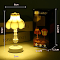 Miniatyrbilde 2 av 5: Mini gatelys LED nattlys gatelys scenelys ornament lite bordlampe atmosfære dekorasjon mikrolandskap（A）