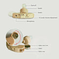 Miniatyrbillede 5 af 5: Audifonos Mini Size Inner Ear Invisible Hearing A-id 6 niveauer Lydstyrke Justerbar Høreapparater Øre Lydforstærker Audiofon