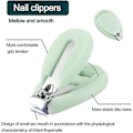 Miniatyrbild 4 av 5: 5-i-1 Nagelsats, Nagelklippare Set med Söt Väska, Nagelklippare, Sax, Pincett, Lysande Öronrengörare, Nagelfil för Nyfödda, Spädbarn