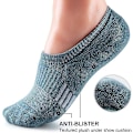 Miniatyrbild 2 av 2: Dam strumpor No Show Athletic Ankle Socks Cushioned Running Low Cut 5 par/Färg:vit5/Storlek:5-8