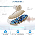 Miniatyrbillede 3 af 5: Bluetooth høreapparat trådløs opladning høreapparater Fonos lydforstærker støjreduktion lydstyrkekontrol justerbar tone（UK Bluetooth hud）