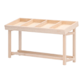 Pikkukuva 3 / 5: Nukkekodin hyllytelineet 1:12 Miniatyyripuinen telinehylly nukkekodille DIY-koriste Hedelmä- ja vihanneshylly3