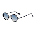 Pikkukuva 4 / 5: Uusi muoti goottilainen steampunk aurinkolasit miehille pyöreä punk retro silmälasit sävyt aurinkolasit naisille Lentes De Sol Hombre Uv400（7）