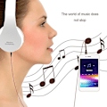 Miniatyrbillede 1 af 4: Foldbar trådløs stereo Bluetooth-headset med mikrofon til iPhone, mobiltelefon, pc og bærbar computer