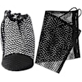 Miniatyrbillede 3 af 5: Golfboldposer 2 stk Nylon Nylon Snørebånd Net Opbevaringspose 22*20cm