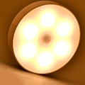 Miniatyrbild 4 av 5: 2024 Rund LED Nattlampa Vit Varm USB Laddningsbar Väggmontering för Sovrum Barnrum Hall Trapp 0,68 Typ 3