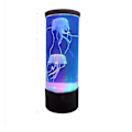 Miniatyrbilde 3 av 5: 2024 LED-manetlava-lampe flerfarget, nattlys USB-lading, skrivebordsrund stemningslampe, dekorasjonsleke for menn