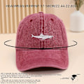 Pikkukuva 4 / 4: Cartoon Washed Embroidered Shark Baseball Cap Hat Peaked Cap（musta）