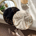 Pikkukuva 5 / 5: Samettihousu Beretti Ommeltu Kahdeksankulmainen Hattu Syksy Talvi Lämmin Litteä Taiteilija Baretti Lakit Retro Keltainen Parveilu Koriste Kurpitsa Hatut（Yksi Koko，Beige）