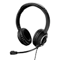Miniatyrbillede 4 af 5: Kablet USB-headset Callcenter-headset med mikrofon Spil Støjreducerende Over-Ear-hovedtelefoner til computer PC bærbar computer（Sort）