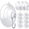 Miniatyrbild 1 av 5: 12-pack sugkoppskrokar - PVC-sugkopp med metallkrokar, tunga
