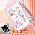 Miniatyrbild 5 av 5: Fidget-leksakshölster för iPad Mini 4/5 7,9 tum, Katt-Pop-Bubbla Hölster [med Stativ/Snodd], Stressreducerande Regnbågssilikon Hölster Stötskyddande Skydd för