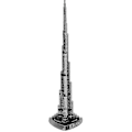 Miniatyrbild 3 av 5: Burj Khalifa-torn, pläterad Dubai-tornmodell, vintage-design för sovrum, kafé, hem, bar