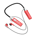 Miniatyrbilde 1 av 5: Intelligent Digital Display Trådløs Hængende Nakke Bluetooth Headset Løbesport Hovedtelefoner