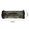 Miniatyrbild 3 av 5: Högtalare Bluetooth Bärbar Bluetooth Högtalare, 5.0 Trådlös Bluetooth Mekanisk Högtalare Subwoofer, Hem Bärbar Utomhusljud Med Ryggsäcksrem
