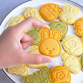 Miniatyrbilde 4 av 4: Sukkerkake-bakingsform, enkel å rengjøre, utsøkt bakedekor for påske, bursdagsfester, bryllup, jubileer (påskesett B)