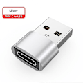 Miniatyrbillede 1 af 5: Usb C-konverteradapter Type-c Pd hurtigopladningskonverter til Macbook-printer-sliver