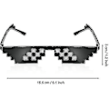 Pikkukuva 2 / 5: Pixel-lasit Thug Life Pixel-portaat 3 kpl