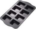 Mini limpform, 8-håls non-stick muffinform, kolståls brownie bakform för ugnsbakning -Grå