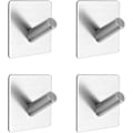 Miniatyrbild 1 av 5: Självhäftande krokar 4-pack sugkrokar för kök kök rostfritt stål dörrkrok Rob-gåva