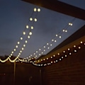 Miniatyrbilde 5 av 5: Hagesolcellelys, 50 LED 24ft 8 moduser Vanntette lysslynger Utendørs fe-lys