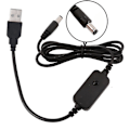 Miniatyrbillede 2 af 4: 110cm Qc3.0 USB til Dc5.5x2.5mm/3.5x1.35mm/4.0x1.7mm/5.5x2.1mm 5v 9v 12v Justerbar Spændingskabelledning Til Router Kamera