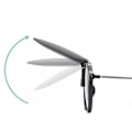 Miniatyrbillede 2 af 5: Clip-on solbriller til briller - Sort Sort