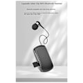 Miniatyrbillede 3 af 5: K68 Bluetooth Headset Lavalier Retractable Plug-In Card Single Earphone Multifunctional Clip Headset MP3 Player Sort（Sort）
