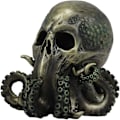 Miniatyrbillede 3 af 4: Cthulhu kranie blæksprutte statue skrivebords dekorationer