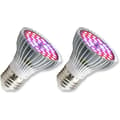 E27 LED plantelys pære, Iave 30w E27 med 40 LED full