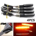 4 stk motorsykkel 12 LED blinklys blinklys lys rav