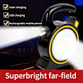 Miniatyrbild 5 av 5: Ficklampa Belysning Uppladdningsbar Utomhus Bärbar Lampa（F）