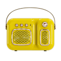 Pikkukuva 2 / 5: Luova retro-langaton Bluetooth-kaiutin (keltainen)