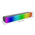 Pikkukuva 3 / 5: Langaton Bluetooth-kaiutin älykkäällä bassolla ja RGB-värivalonauhalla (kuten kuvassa)