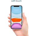Miniatyrbild 4 av 5: Silikonfodral för iPhone 11 (2019) 6,1 tum, Silkeslen Yta Helkroppsskyddande Fodral, Stötsäkert Omslag med Mikrofiberfoder (Vit)