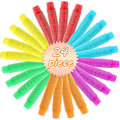 Miniatyrbild 2 av 5: 24 st Pop Tubes Fidget Toy Sensorisk För Småbarn Autistiska Barn Finmotorik Inlärning
