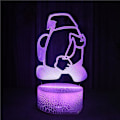 Miniatyrbillede 3 af 4: Game 3d Illusion Lampe, Game Natlampe Til Børn Flere Co