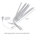Miniatyrbilde 4 av 5: 30cm Meteor Tube Led Meteor Shower Rain Tubes Juledekorative Lys