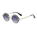 Pikkukuva 2 / 5: Uusi muoti goottilainen steampunk aurinkolasit miehille pyöreä punk retro silmälasit sävyt aurinkolasit naisille Lentes De Sol Hombre Uv400（7）