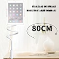 Miniatyrbilde 5 av 5: Universal Lazy Mobiltelefon Gooseneck Stativholder Fleksibel Seng Bordbordsklemme（Hvit）