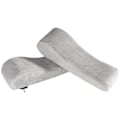 Miniatyrbillede 1 af 8: 2 ergonomiske armlæn, memory foam albuepude, sort/grå