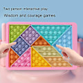 Miniatyrbillede 5 af 5: Pop It Puslespil Popper Fidget-spil - Puslespil Pop It Push It Boble Sensorisk Fidget-legetøj til læring og stressaflastning
