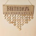 Miniatyrbilde 2 av 3: 3 stk familiebursdagskalender veggmontert bursdagspåminnelse