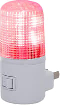 Rød LED-nattlys. Plugg inn nattlys med manuell bryter. På/av nattlys