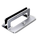 Miniatyrbillede 1 af 5: 20471 Vertikal bærbar computer stand til bærbare computere på 15,6 tommer, justerbar aluminium tablet